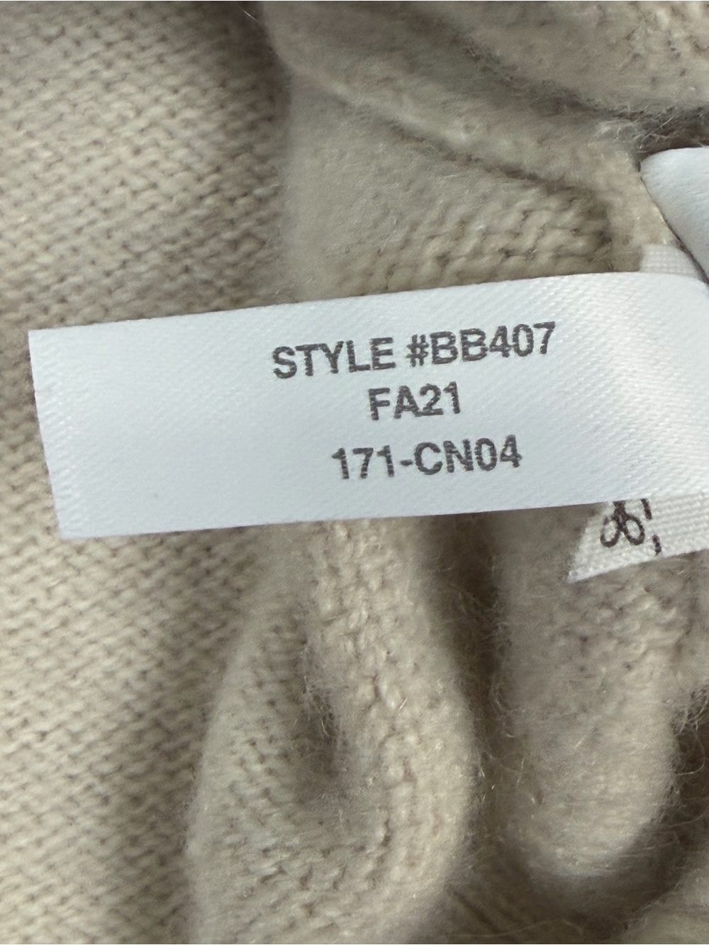 J. Crew Wool and Recycled Cashmere Cream Oversized Crewneck Sweater | Size L - Picture 8 of 13
